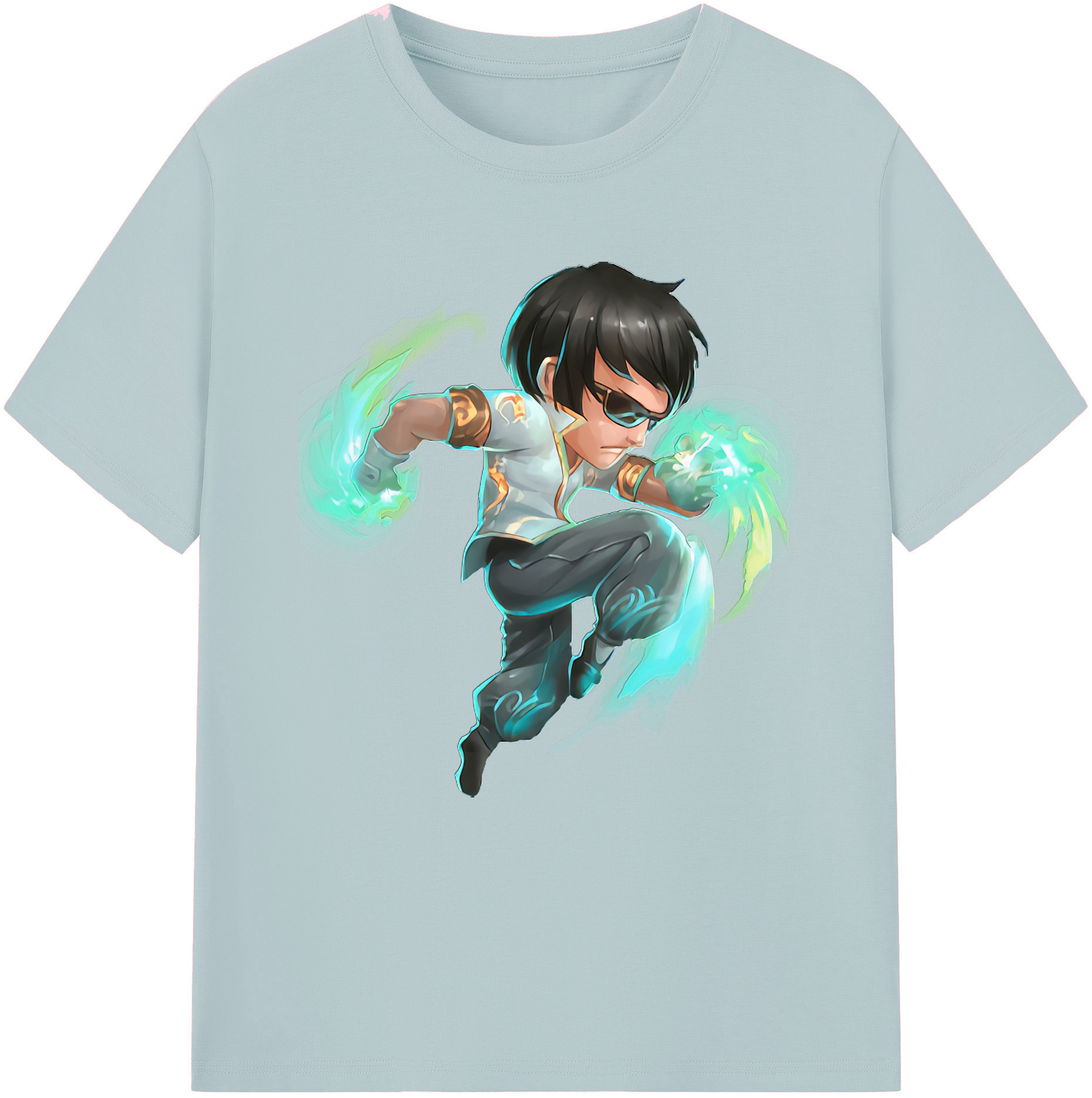 （画像用） リーグ・オブ・レジェンド League of Legends LOL 綿100％半袖Tシャツ（フロントプリント）